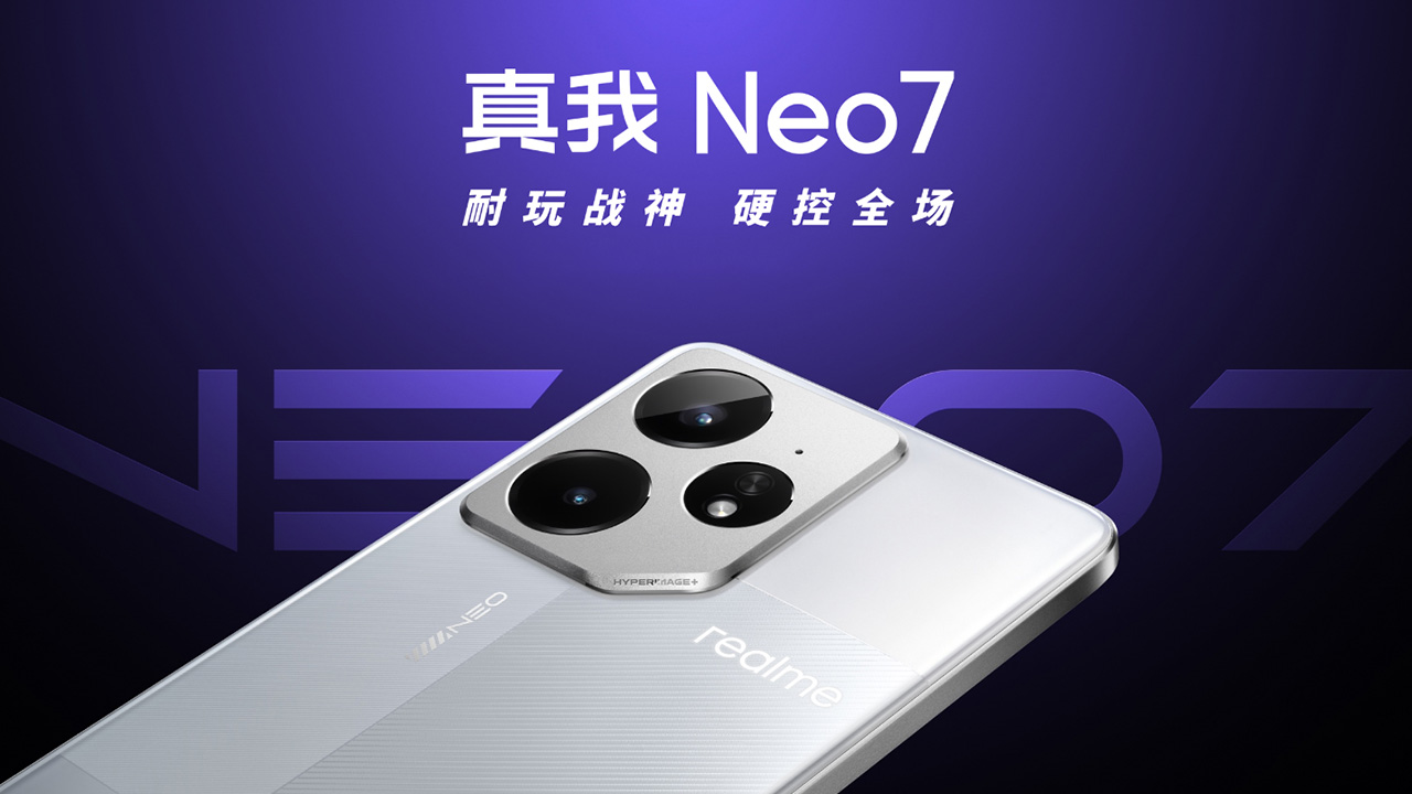 realme Neo7 ra mắt: Chip Dimensity 9300 Plus và loạt tính năng AI mới